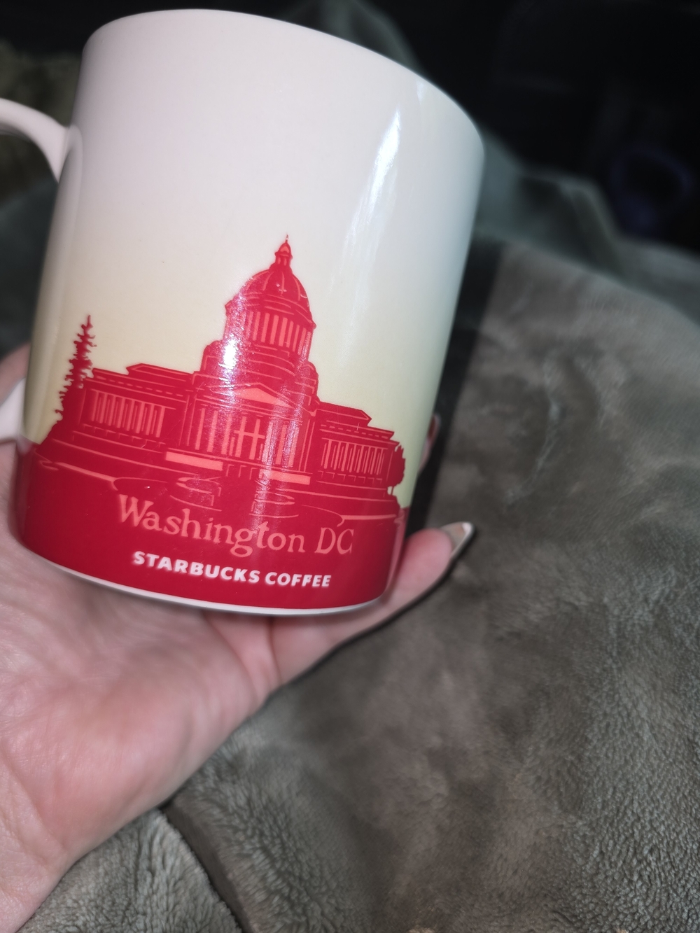 Starbucks Washington DC Cherry Blossom Collectible Ceramic Mug - Picture 2 of 4